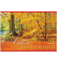 Альбом для рисования 24л. А4 на скрепке Русские просторы