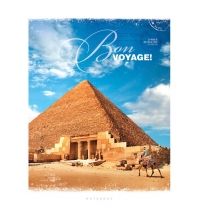 Бизнес-блокнот 80л. А4 Пирамиды. Bon Voyage, 5-цветный блок, глянцевая ламинация
