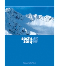 Блокнот 60л. А6 на гребне Горы (СОЧИ-2014), выборочный лак с европодвесом