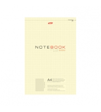 Блокнот 80л. А4 на гребне Office Book, тонированный блок, с перфорацией