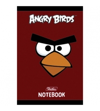 Записная книжка 40л. А7 на гребне ANGRY BIRDS