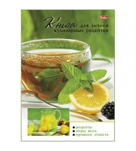 Книга для записи рецептов 80л. А5 Зеленый чай