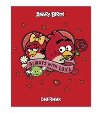 Дневник 1-11 кл. 40л. (твердый) Angry Birds