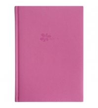 Ежедневник датированный 2015г., А5, 176л., кожзам, Flower, розовый
