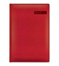 Ежедневник датированный 2015г., А5, 176л., кожзам, Sarif IMAGE, красный