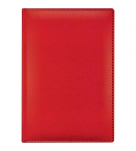 Ежедневник недатированный А5 176л. кожзам Sarif CLASSIC, красный