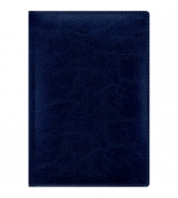 Ежедневник недатированный А5 176л. кожзам Sarif CLASSIC, синий
