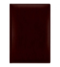 Ежедневник недатированный А5 176л. кожзам Toscana, коричневый, тонированный блок