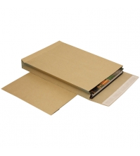 Пакет почтовый E4+ 300*400*40 коричневый крафт, отр/лента, 120 г/м2
