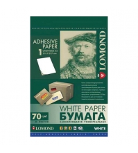 Бумага самоклеящаяся А4 50л. LOMOND неделёная, 70 г/м2