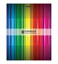 Тетрадь на кольцах А5 120л. HD Color Line, 5 цветных разделителей