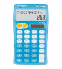 Калькулятор настольный FC 10 разрядов, двойное питание, 129*76*17 мм, голубой