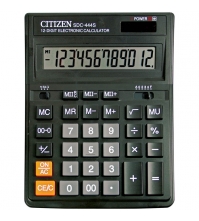 Калькулятор настольный SDC 12 разрядов, двойное питание, 153*199*31 мм, черный