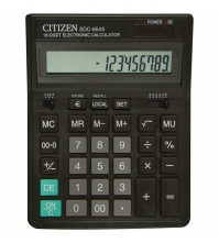 Калькулятор настольный SDC 16 разрядов, двойное питание, 153*199*31 мм, черный
