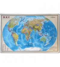 Подкладка для письма Карта мира 38*59 см
