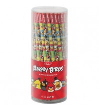 Карандаш ч/г Angry Birds НВ, ассорти, заточен., пластиковая туба