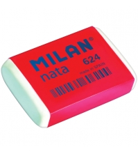 Ластик MILAN 624, картонный держатель, 37*27*7мм