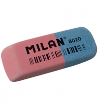 Ластик MILAN 8020, комбинированный, каучук, 65*23*7мм