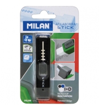 Ластик+точилка MILAN Stick BYM10141, 1 отверстие, блистер