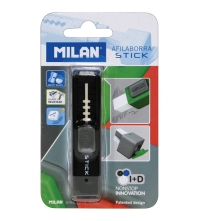 Ластик+точилка MILAN Stick BYM10141, 1 отверстие, блистер