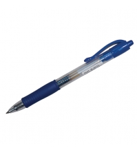 Ручка гелевая автоматическая G-2 синяя, 0,5мм, грип