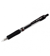 Ручка гелевая автоматическая CROWN черная, 0,7мм, грип