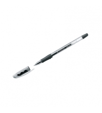 Ручка гелевая Color gel черная, 0,8мм, грип