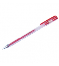 Ручка гелевая OfficeSpace красная, 1мм