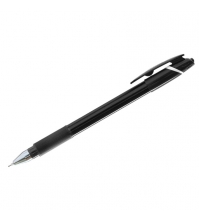 Ручка гелевая POWERTX черная, 0,48мм, грип
