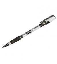 Ручка гелевая ROBOGEL черная, 0,5мм, грип