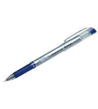Ручка гелевая Silver синяя, 0,5мм, грип
