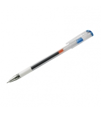 Ручка гелевая Standart синяя, 0,5мм, грип