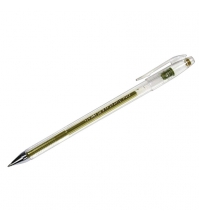 Ручка гелевая золото металлик, 0,7мм