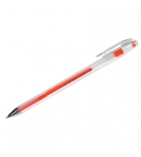 Ручка гелевая оранжевая, 0,7мм