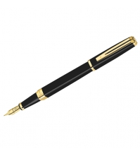 Ручка перьевая Exception Slim Black Lacquer GT, корпус черный/золото, подар.уп.