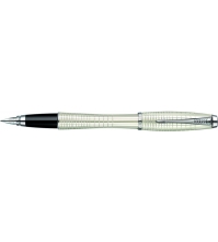 Ручка перьевая Urban Premium Pearl Metal Chiselled, корпус перламутрово-бежевый, подар.уп.