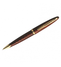Ручка шариковая Carene Marine Amber GT синяя, 1мм, корпус темно-бордовый, поворотн., подар.уп.