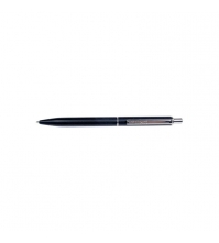 Ручка шариковая Cosmic синяя, 0,7мм, корпус черный/хром, механизм автоматический