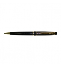 Ручка шариковая Futura синяя, 1мм, корпус золото, механизм автоматический