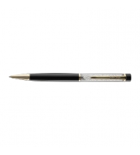 Ручка шариковая Glitz синяя, 1мм, корпус золото, механизм автоматический