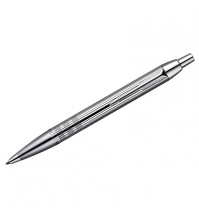 Ручка шариковая IM Premium Shiny Chrome Chiselled CT синяя, 0,7мм, корпус хром, автомат., подар.уп
