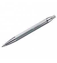 Ручка шариковая IM Silver CT синяя, 0,7мм, корпус хром, механизм автоматический, подар.уп.