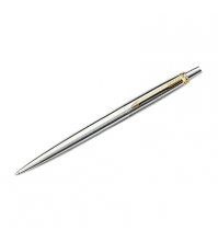 Ручка шариковая Jotter Stainless Steel GT синяя, 0,7мм, корпус хром, поворотн., подар.уп.