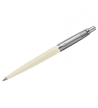 Ручка шариковая Jotter Tactical Whiteness синяя, 0,7мм, корпус белый/хром, подар. уп.