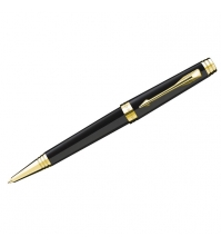 Ручка шариковая Premier Laque Black GT синяя, 1,2мм, подар.уп.