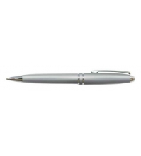 Ручка шариковая Silk Classic синяя, 0,7мм, корпус серебро, механизм поворотный, инд. упак.