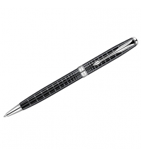 Ручка шариковая Sonnet Premium Dark Grey Laque CT черная, 1мм, подар.уп