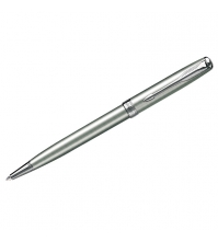 Ручка шариковая Sonnet Stainless Steel CT черная, 0,7мм, корпус хром, поворотн., подар. уп.