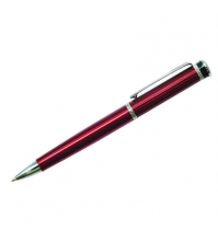 Ручка шариковая Velvet Premium синяя, 0,7мм, корпус бордо, механизм поворотный, инд. упак.