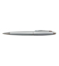 Ручка шариковая Velvet Standard синяя, 0,7мм, корпус серебро, механизм поворотный, инд. упак.